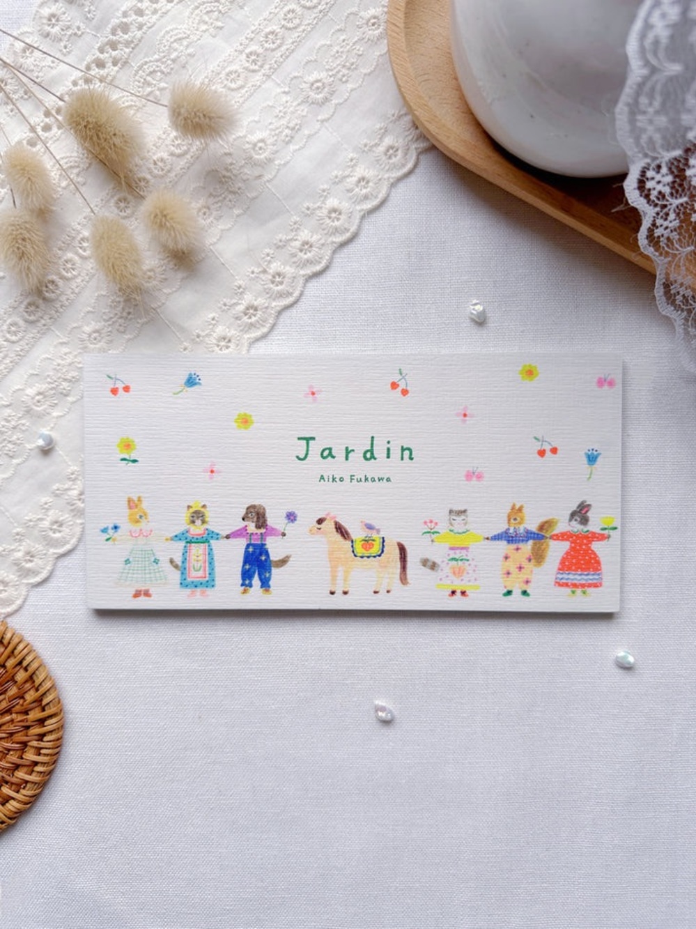Hyogensha Cozyca Products x Aiko Fukawa Letter Pad - Jardin